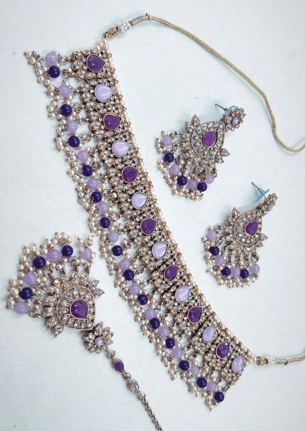 Purple Choker Set