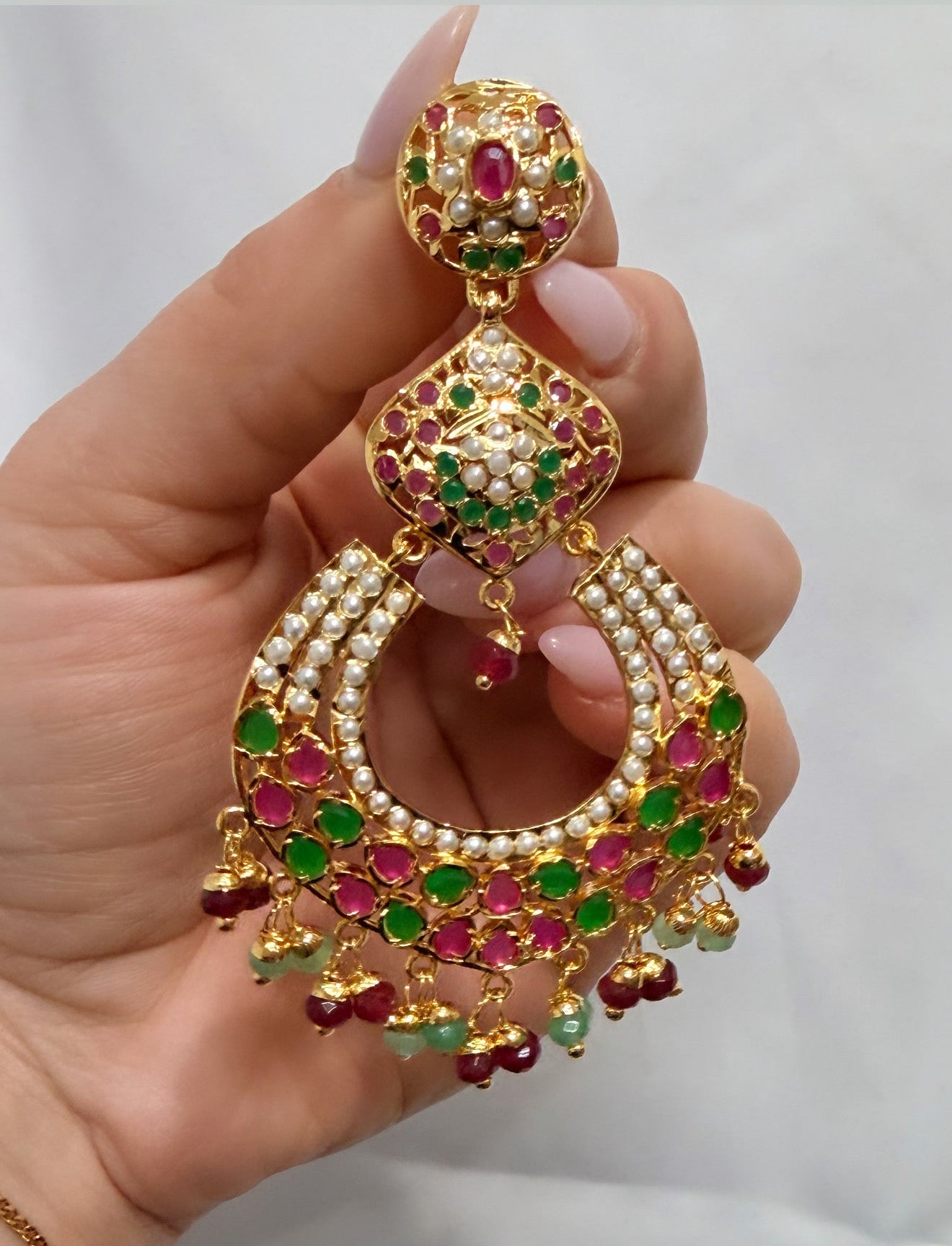 Jadau Earrings