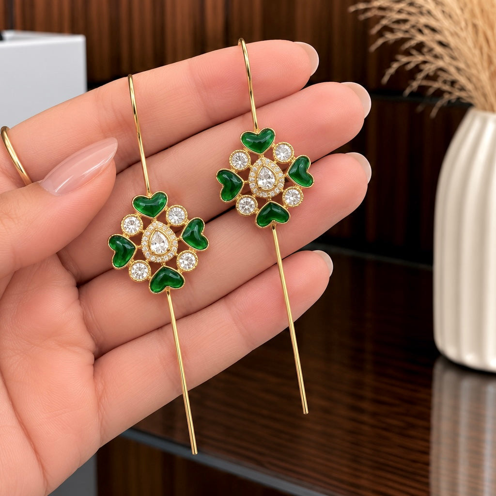 Kundan Earcuffs