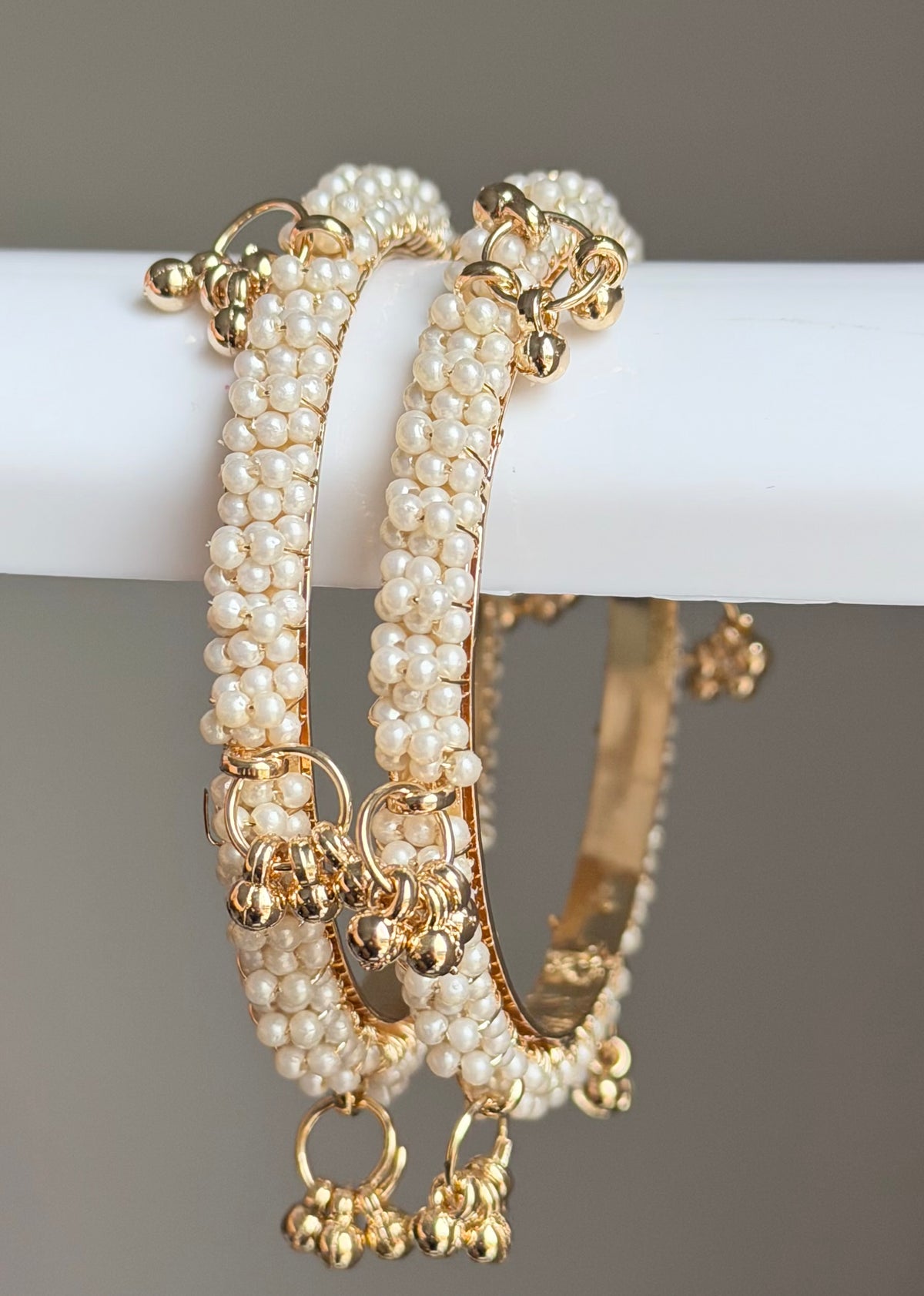 Pearl Kashmiri Ghungroo Bangle Set of 2