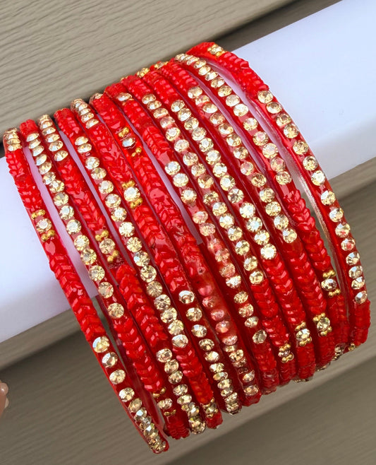 Dil Glass Bangle Set