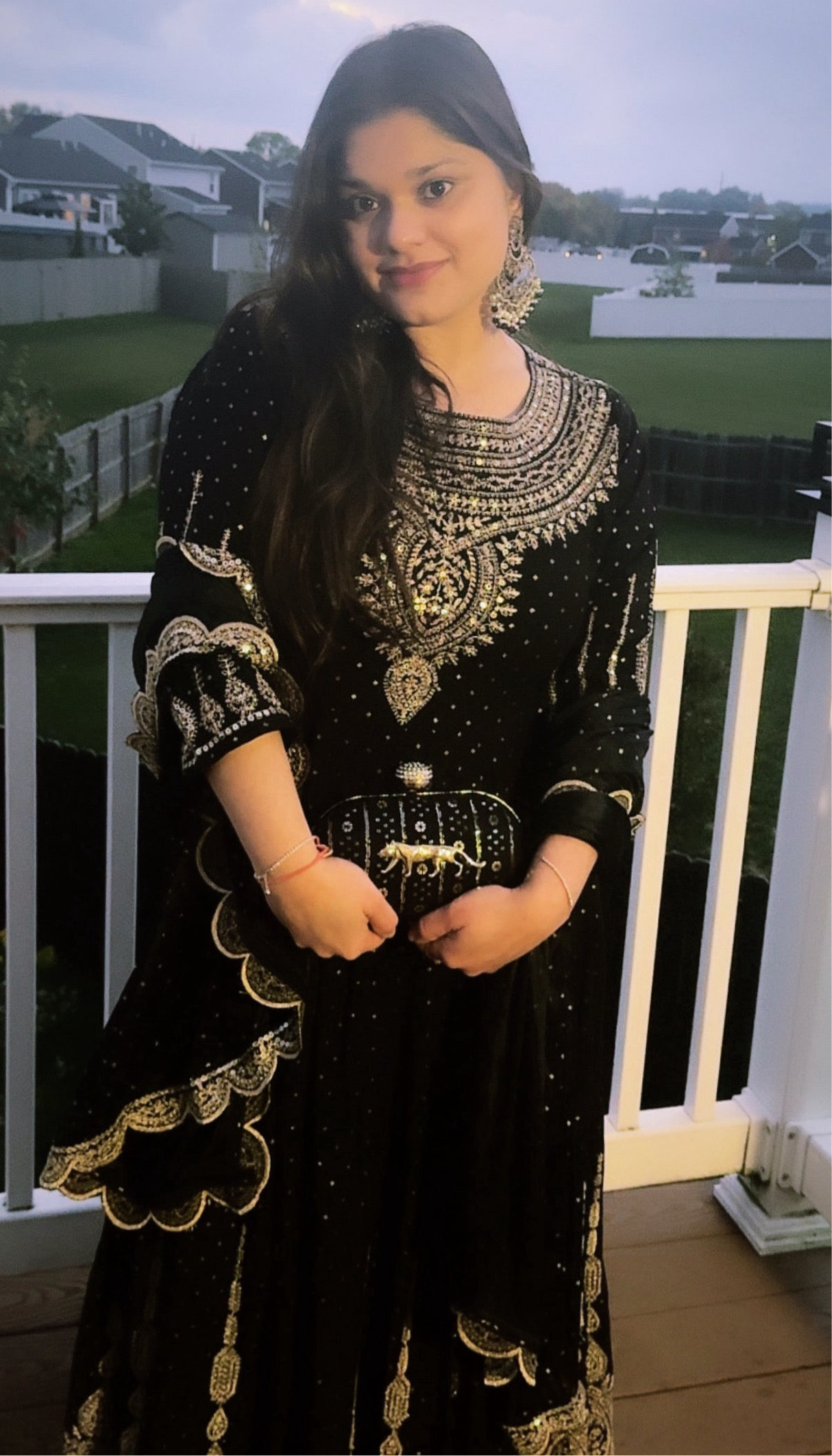 Black and Golden Clutch