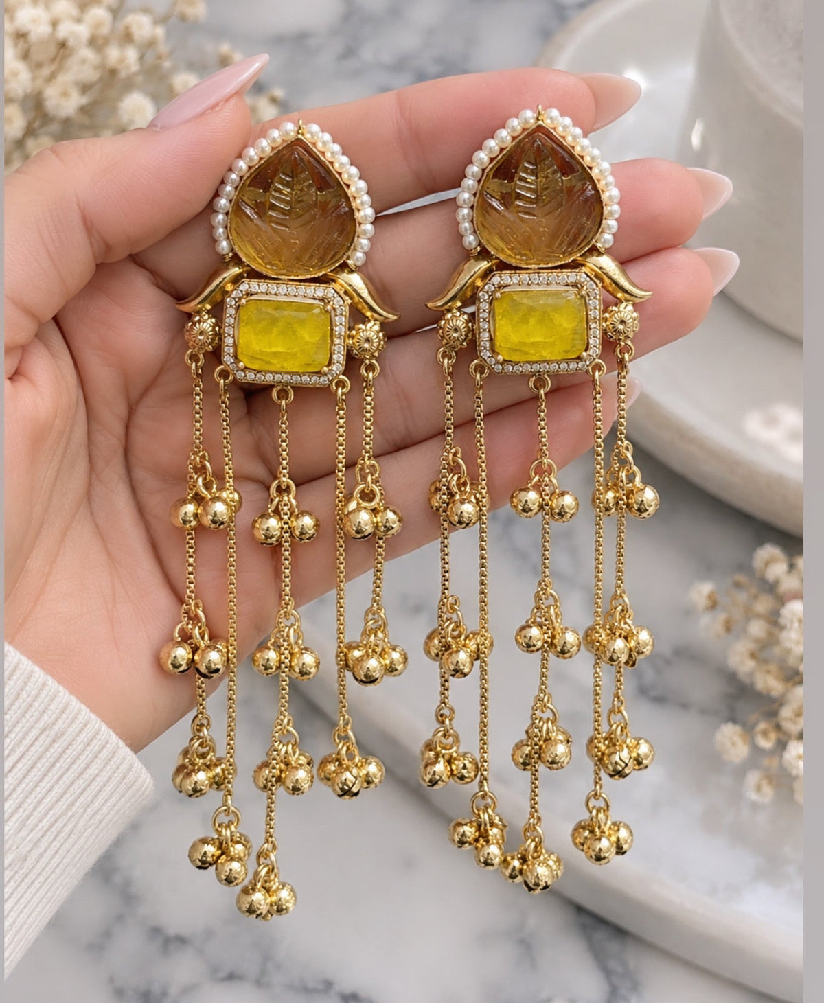 Ashi Kashmiri Style Earrings