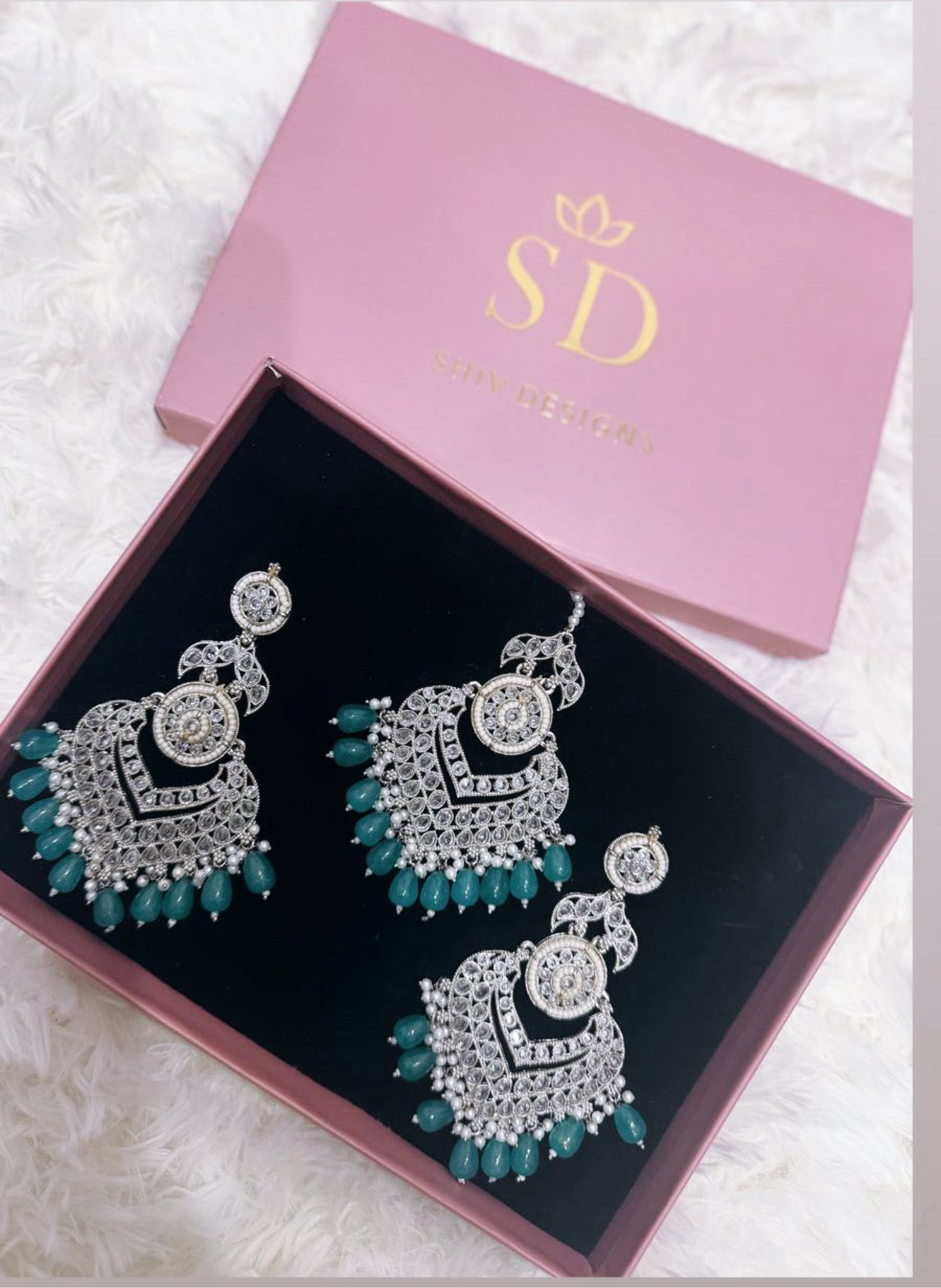 Earrings and Tikka Set
