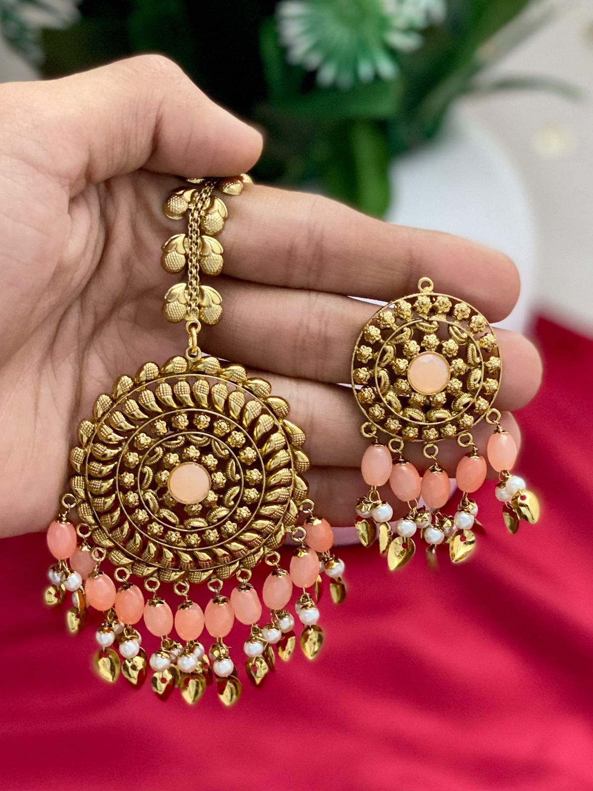 Gold Plated Tikka Set