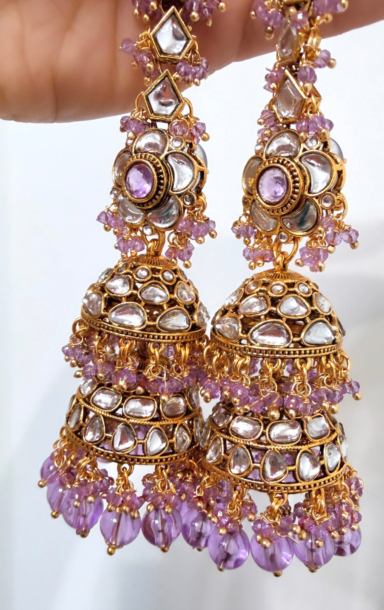 Sahara Style Double Layered Jhumkis