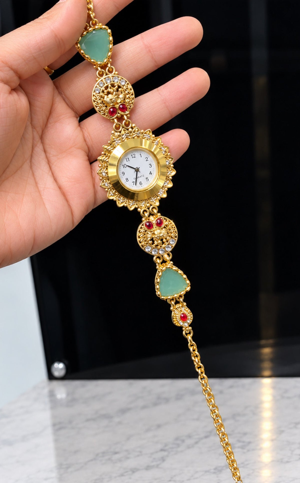 Sheena Heritage Style Watch-Adjustable
