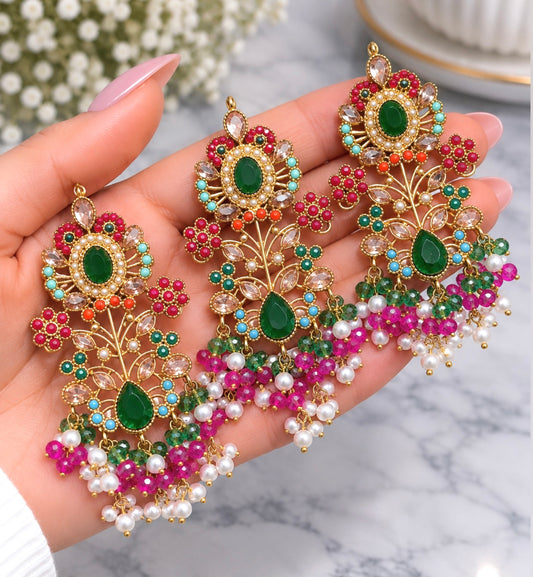 Amreen Nauratan Pakistani Choker Necklace Set