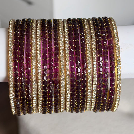 Asmita Glass Bangle Set