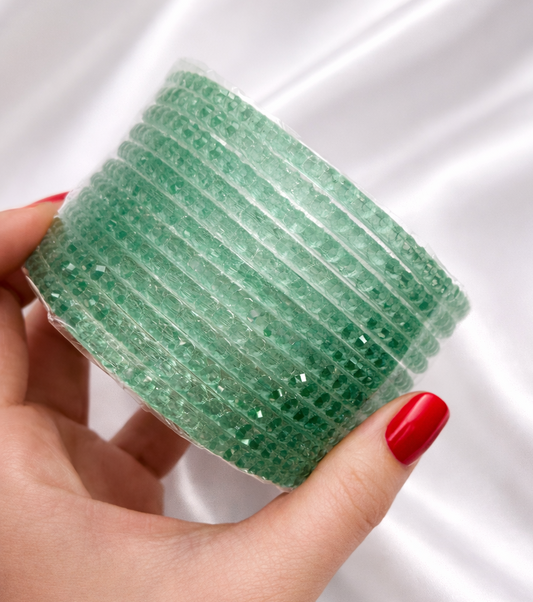 Sophia Glass Bangle Set