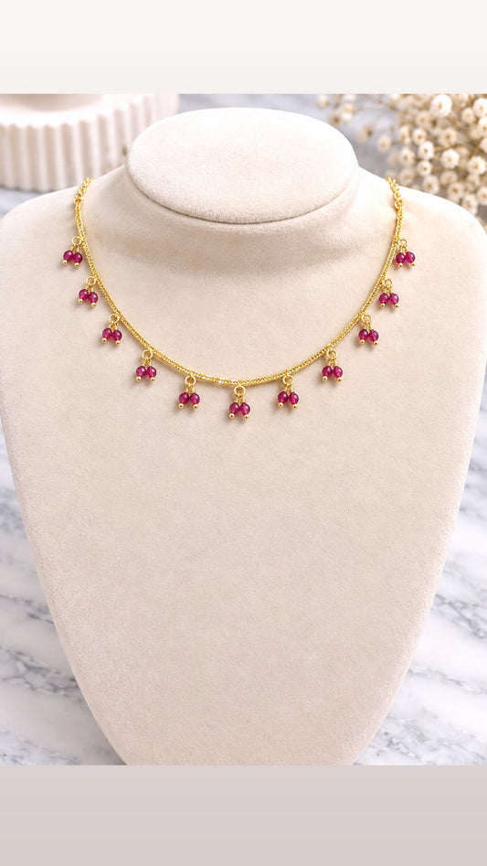 Khushi Gold Plated Anti Tarnish Pendant Chain