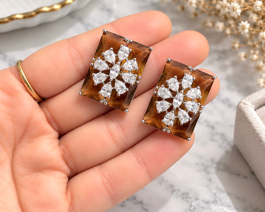 *Back In Stock* Sunheri Premium Glass Stone Studs