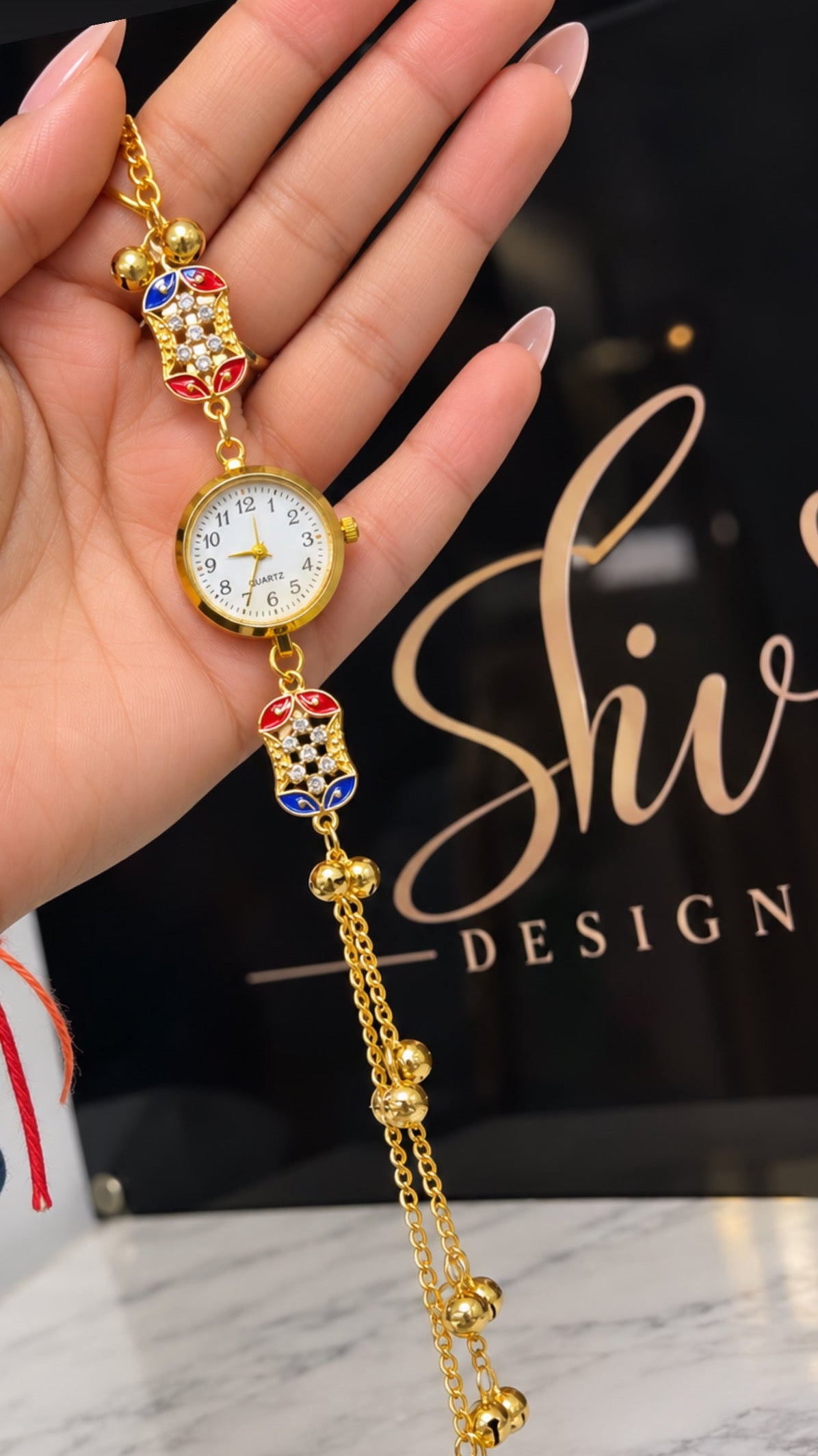Sheena Kashmiri Style Watch-Adjustable