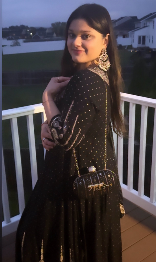 Black and Golden Clutch