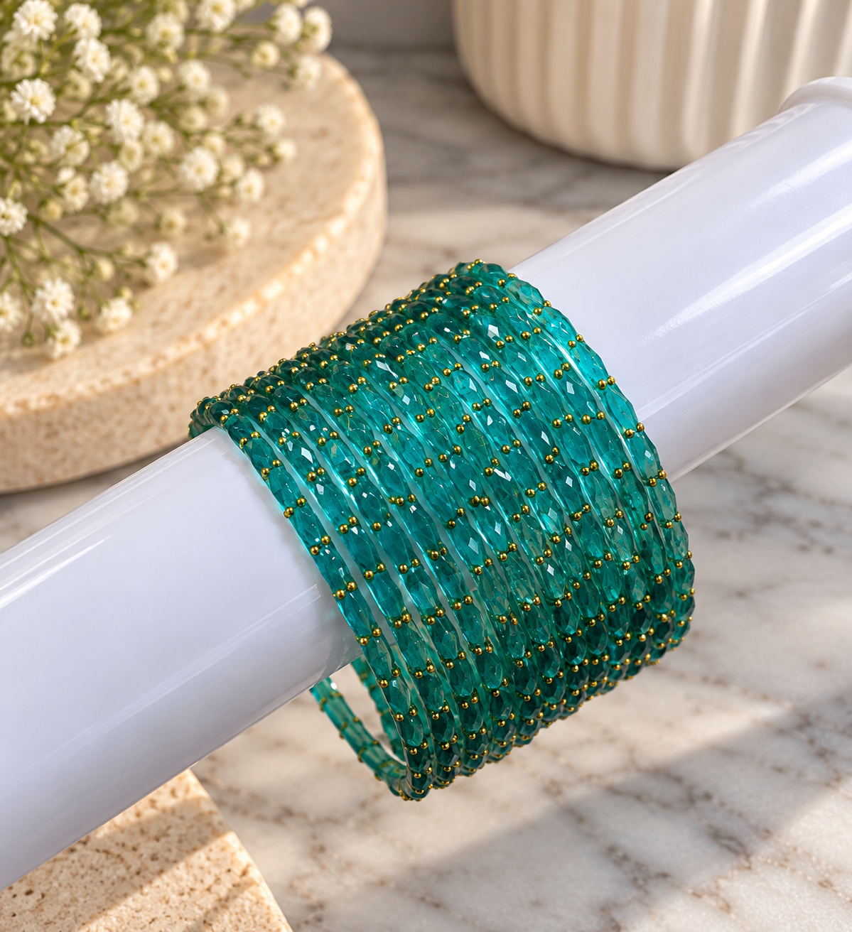 Siya Raindrop Bangle Set