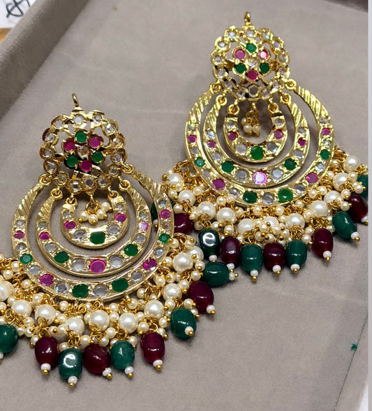 Aarohi-Premium Jadau Earrings