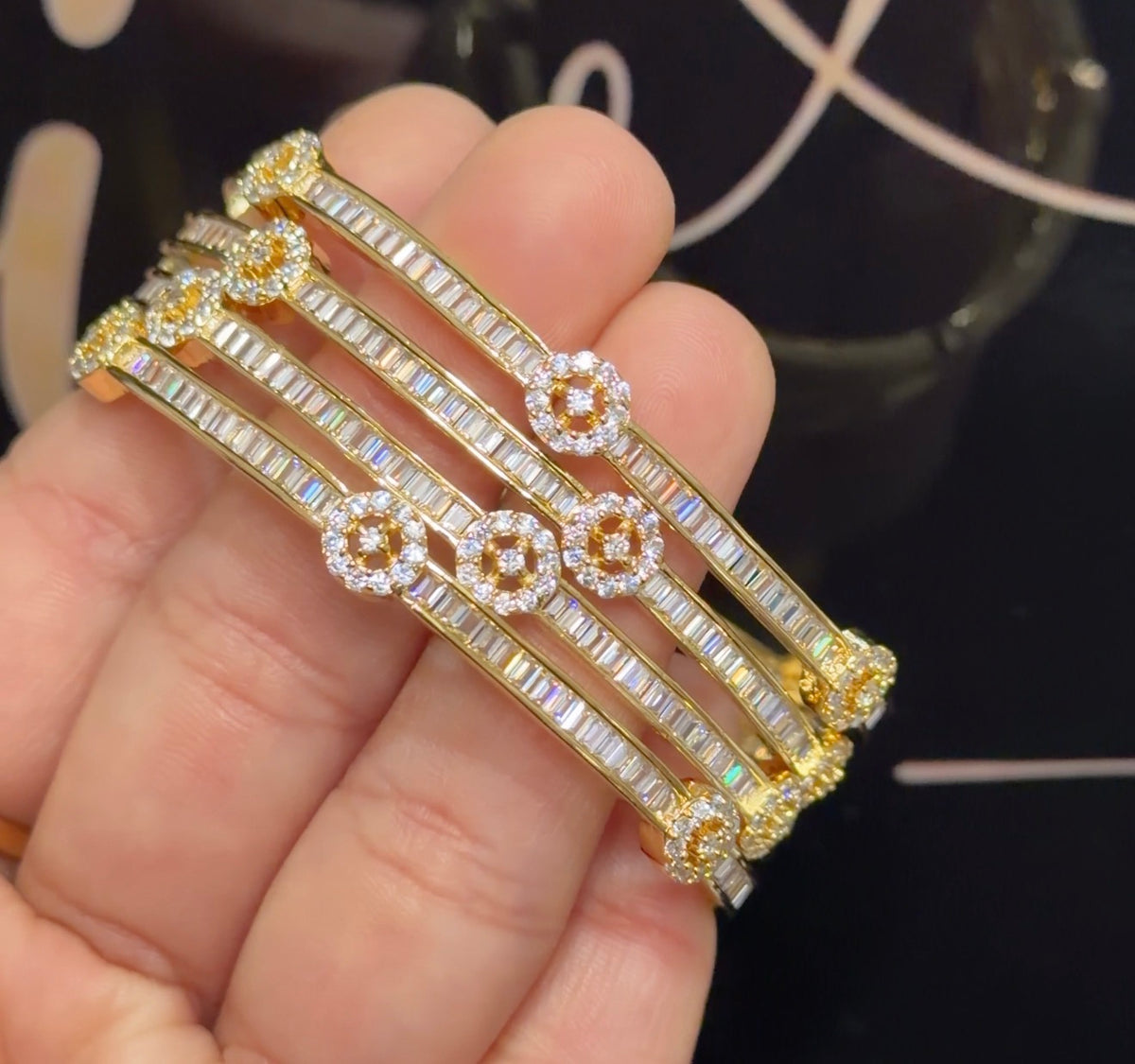 Sakshi AD Premium Bangle Set-Set of 4