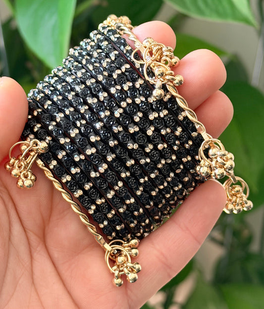 Disha Glass Bangle Set-Back in Stock