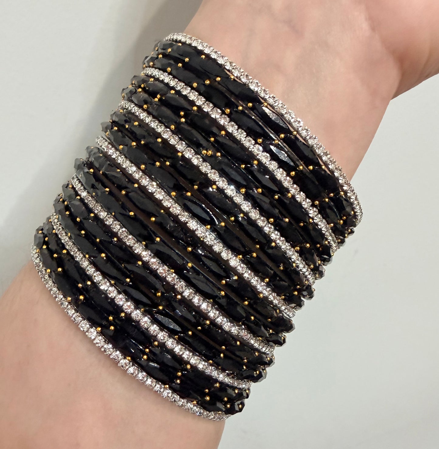 Nora Glass Bangle Set