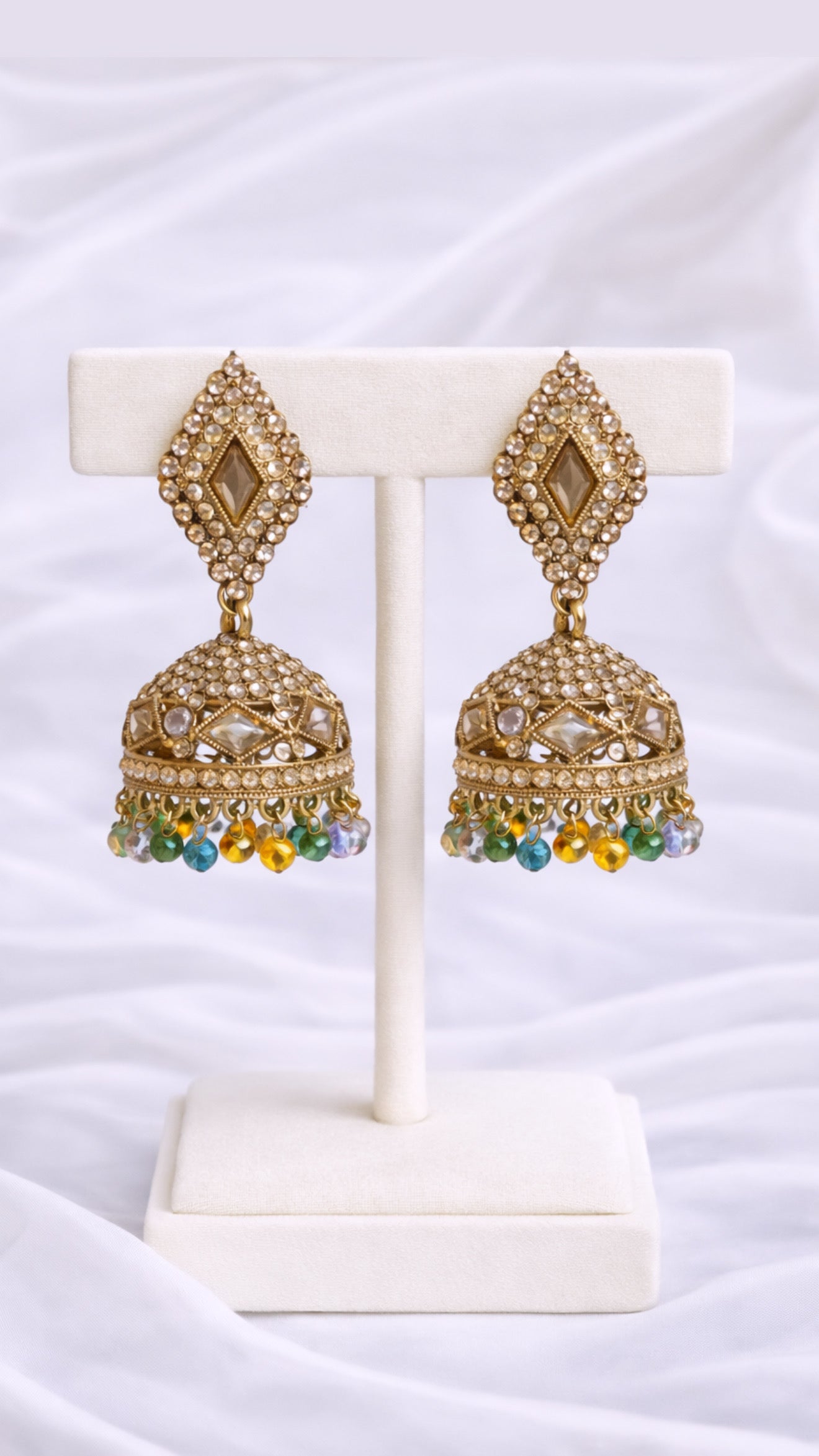 Aisha Multi Colored Jhumkis
