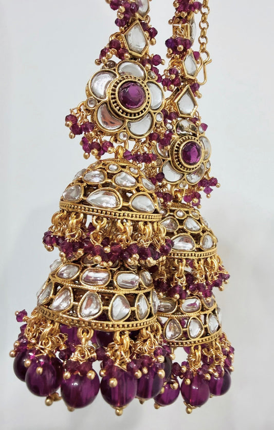 Sahara Style Double Layered Jhumkis