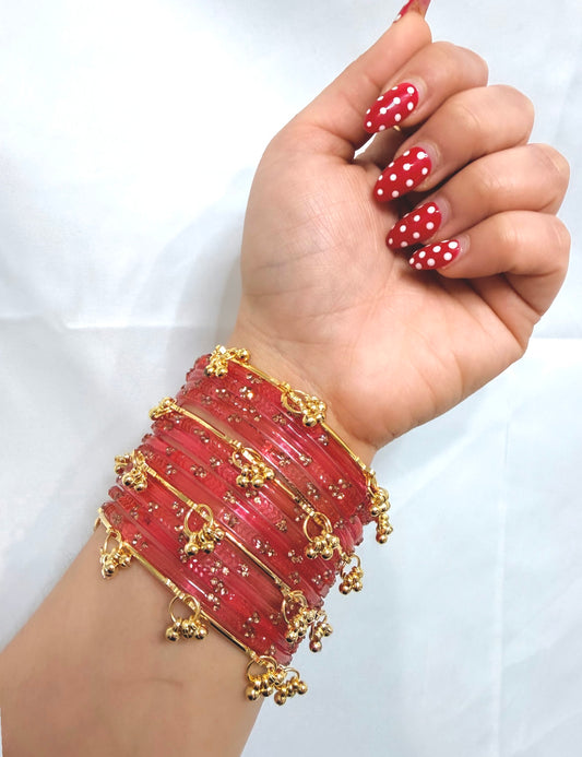 Nandini Glass Bangle Set