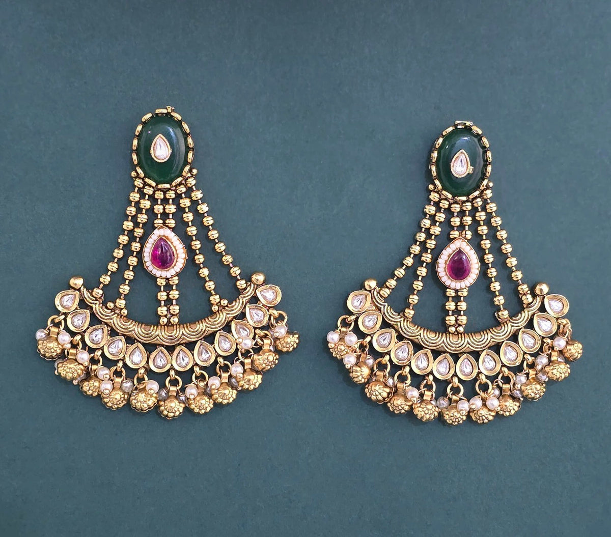 Antique Style Statement Earrings