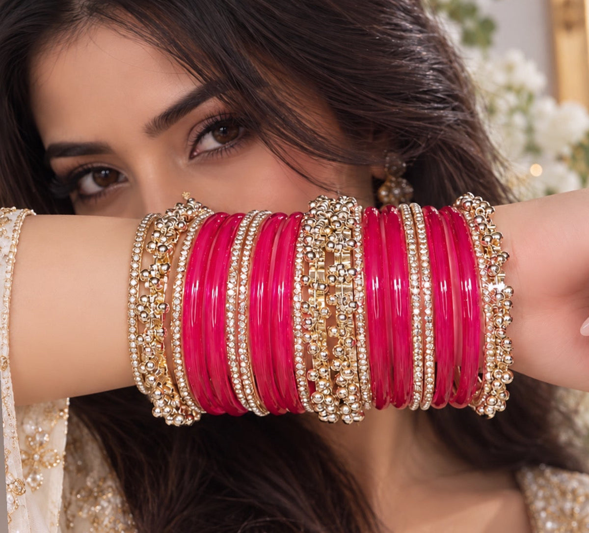Samira Kashmiri Style Bangle Set-For Both Hands