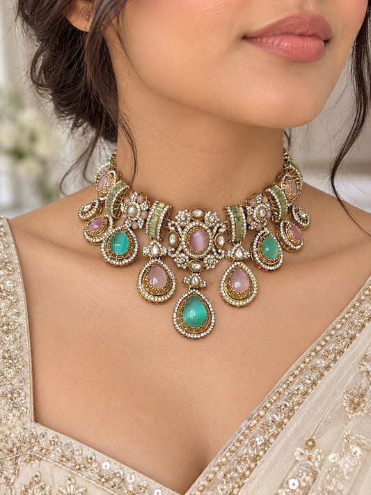 Anamika Sabya Inspired Premium Quality Necklace Set
