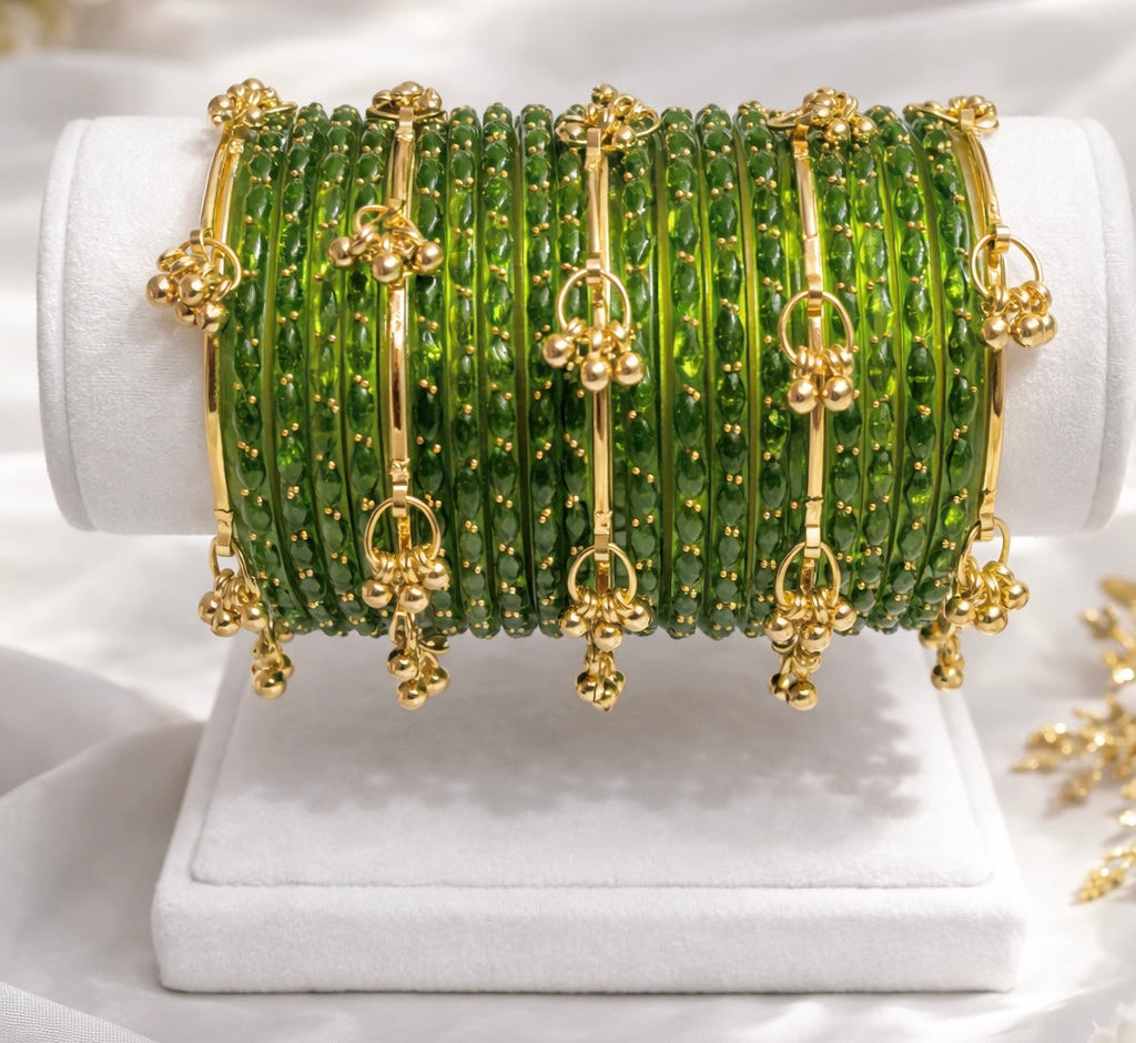 Nandini Glass Bangle Set