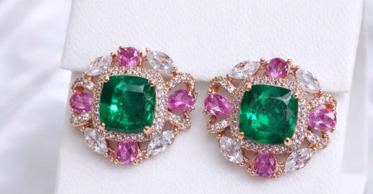 Hazoori Laal Inspired Earrings Studs