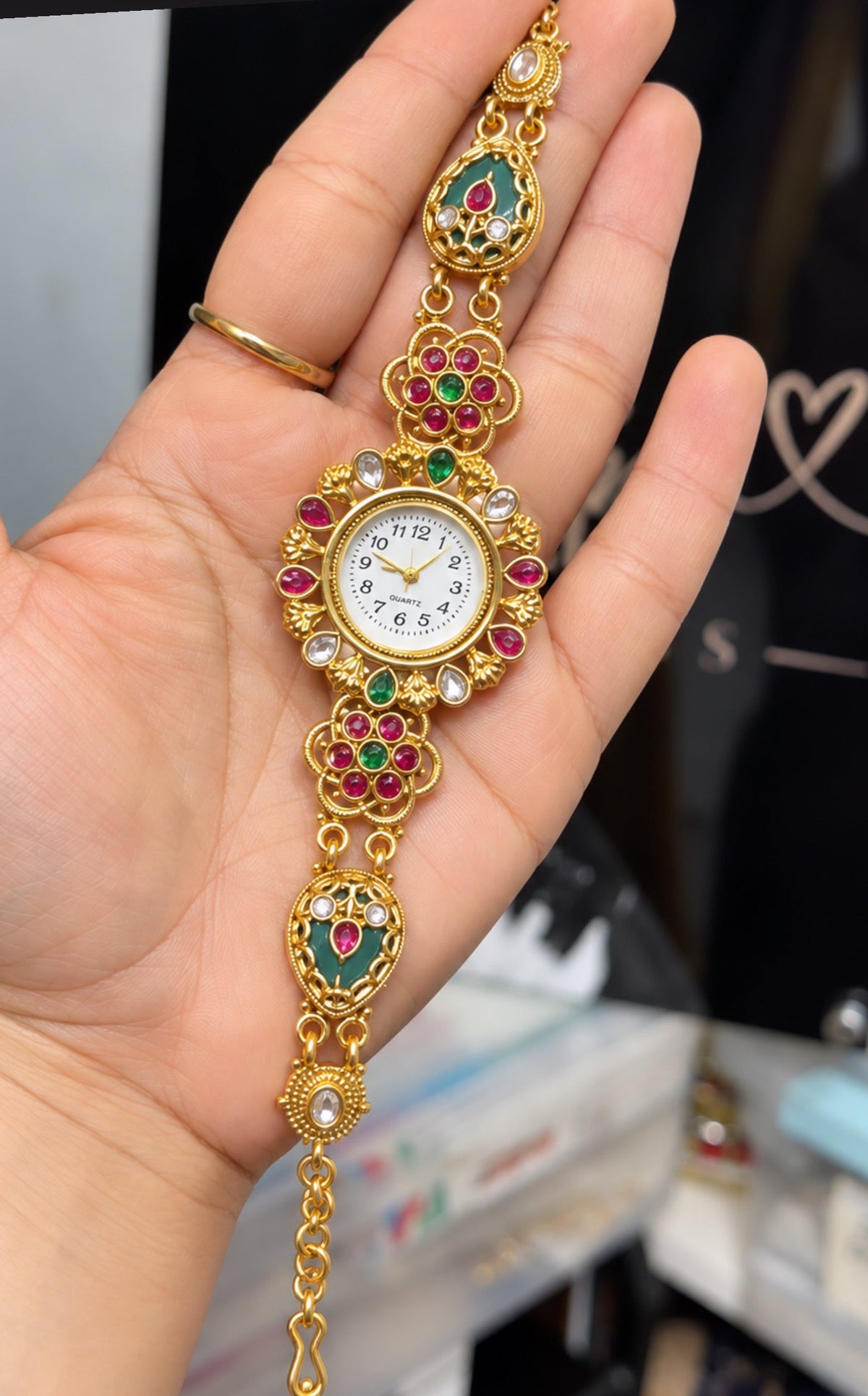 Sheena Heritage Style Watch-Adjustable