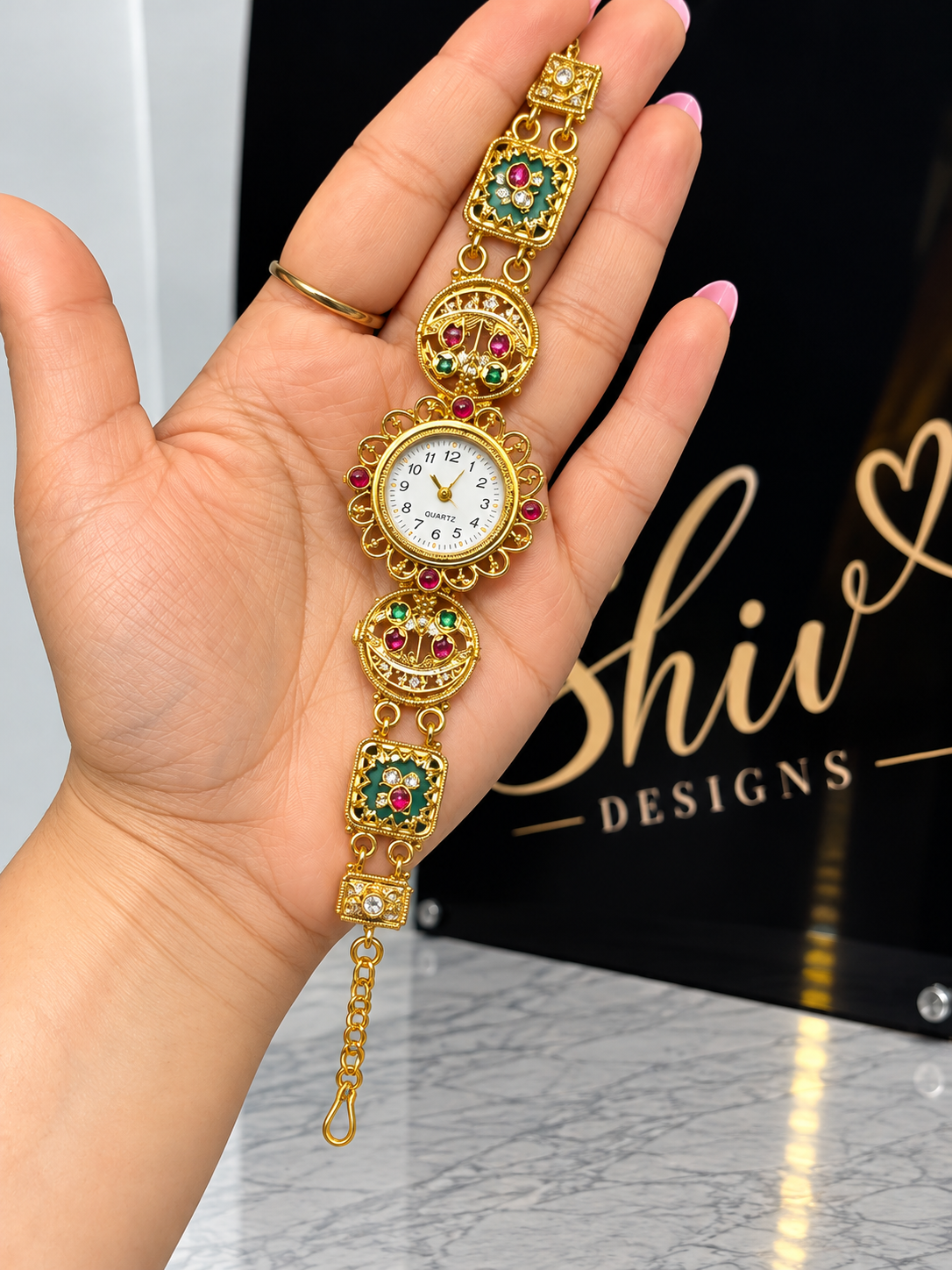 Sheena Heritage Style Watch-Adjustable
