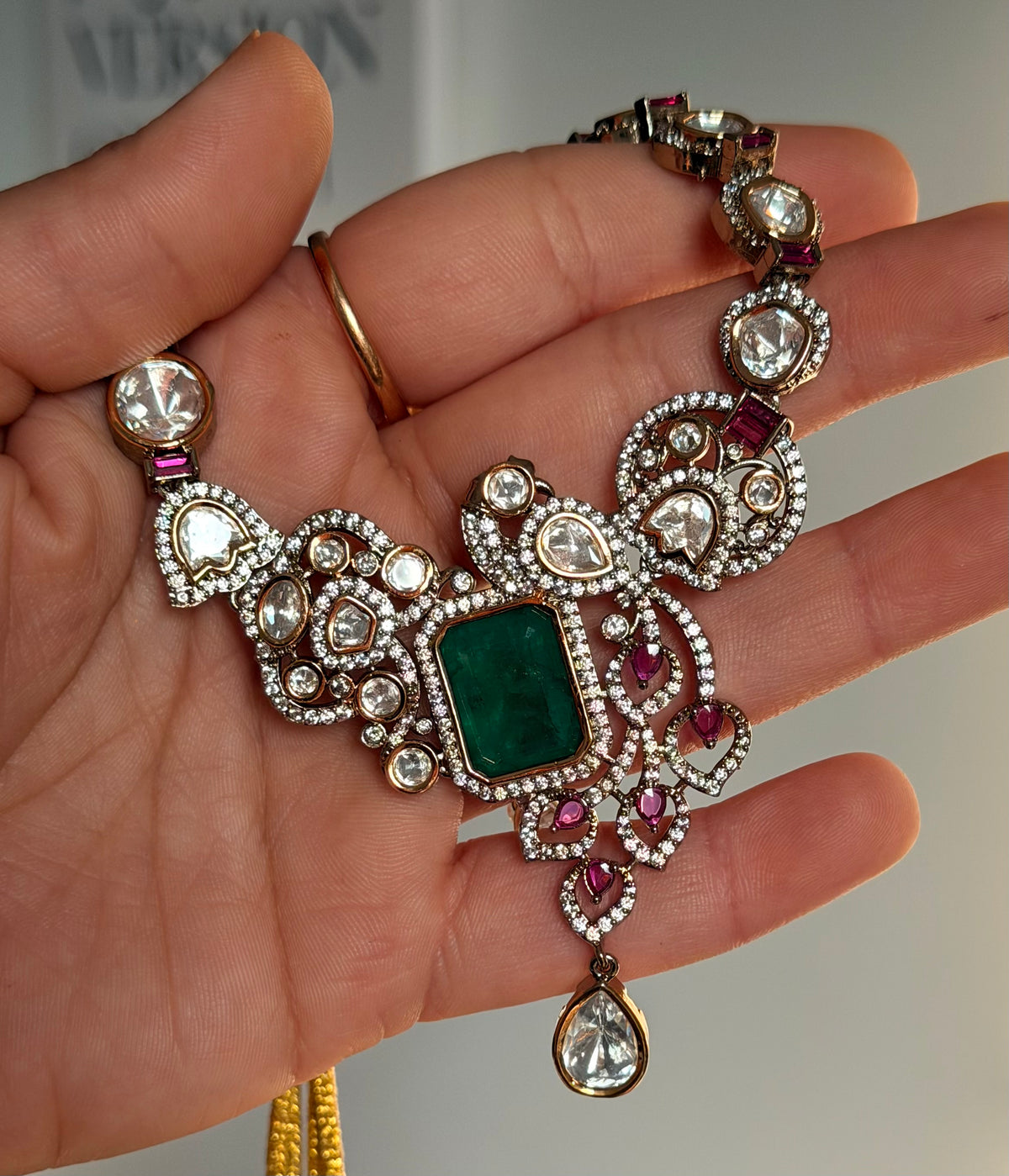 Inayat Moissanite Necklace Set