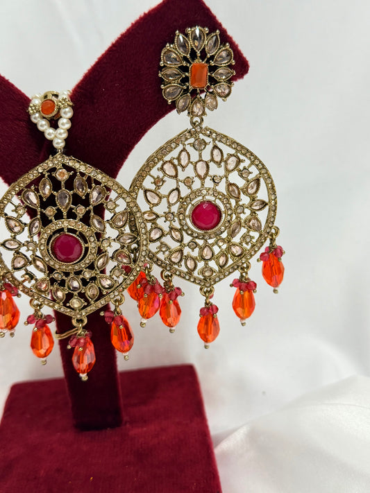 Earrings & Tikka Set