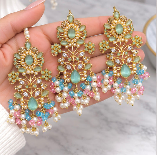 Amreen Nauratan Pakistani Choker Necklace Set