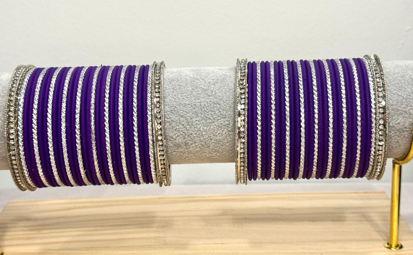 Purple Bangle Set