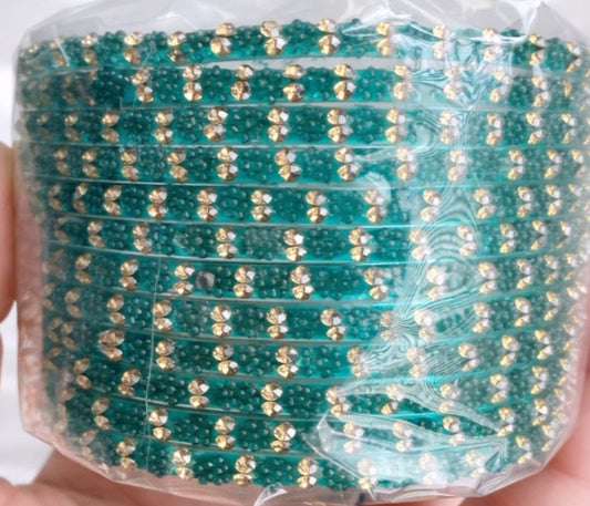 Sophia Glass Bangle Set