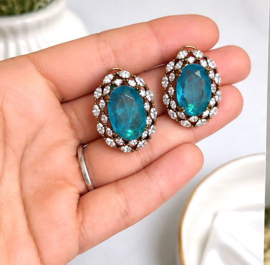 Sunheri Premium Doublet Stone Studs