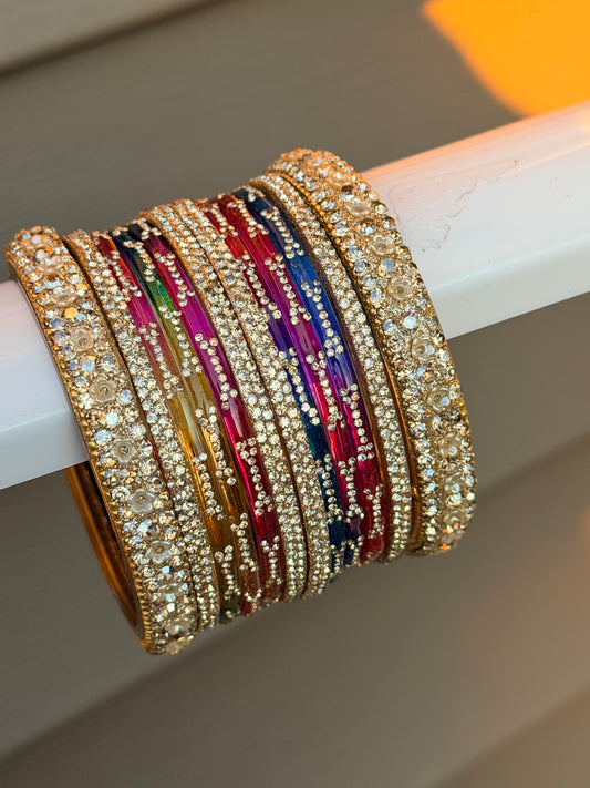 Roshini Glass Bangle Set