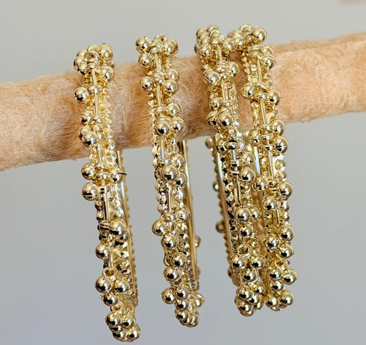 Sunidhi Kashmiri Ghungroo Bangle Set-Pack of 4 (Back in Stock)