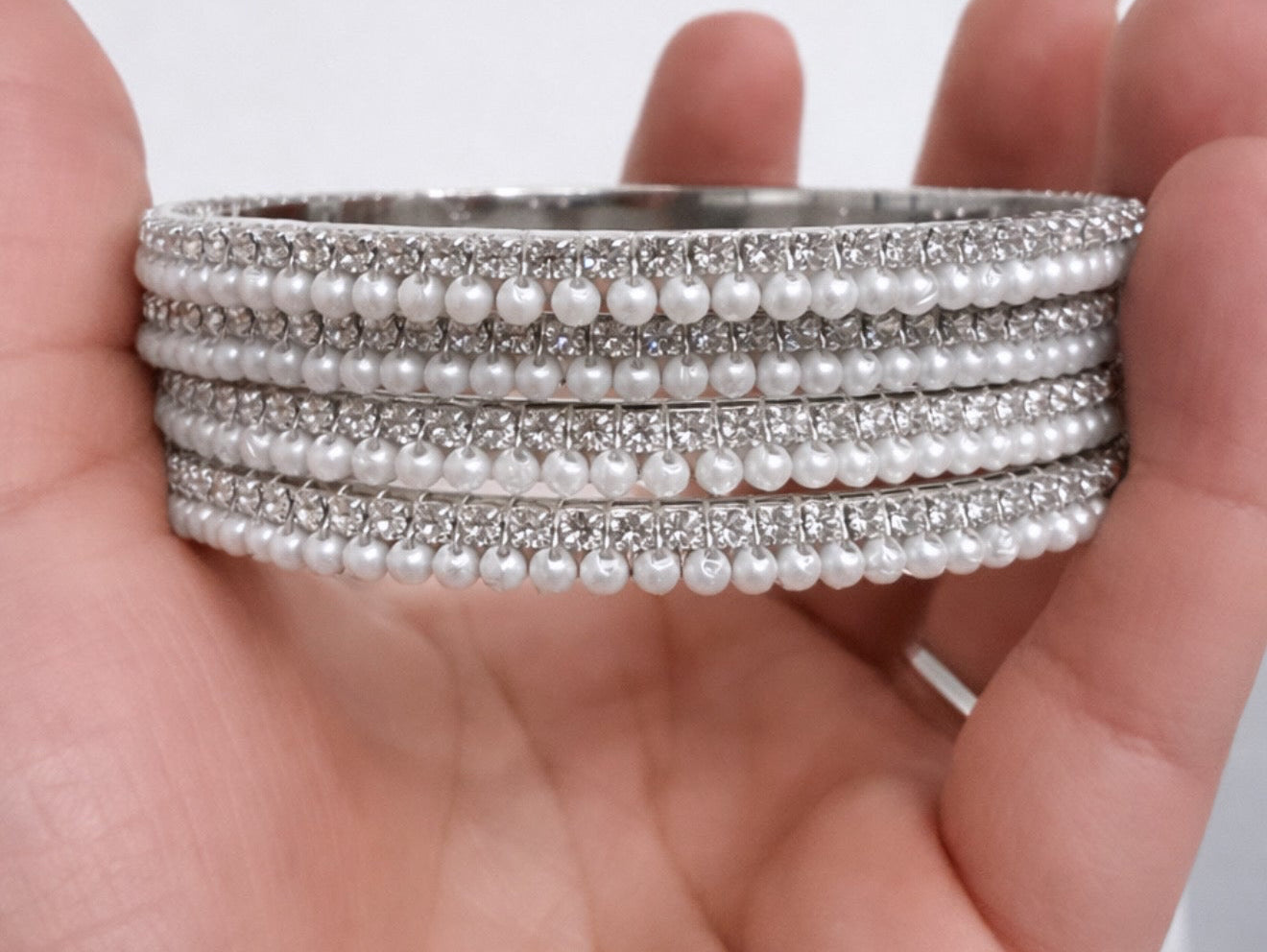 Hina Pearl Bangle Set