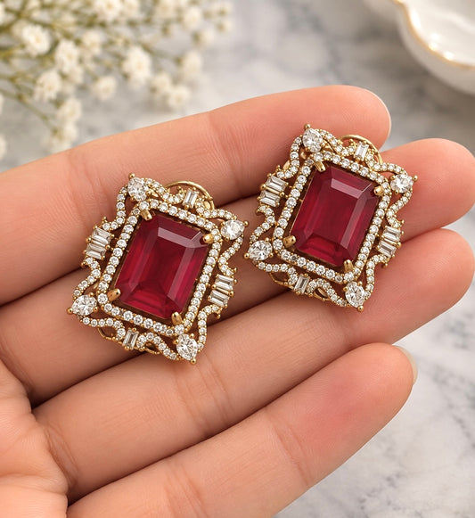 Piya Doublet Stone Studs