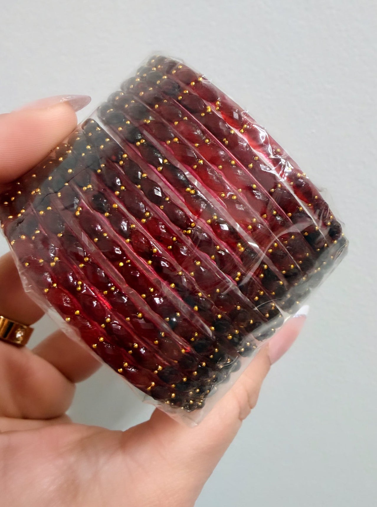 Sophia Glass Bangle Set