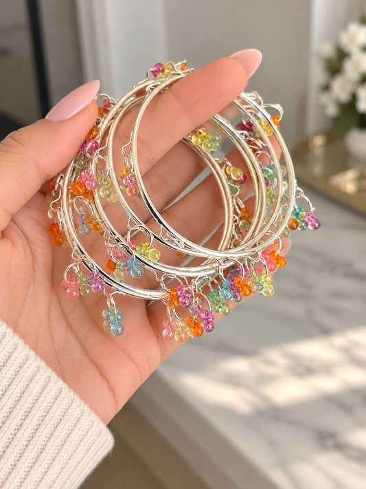 Mahi Multi Colored Ghungroo Bangle Set