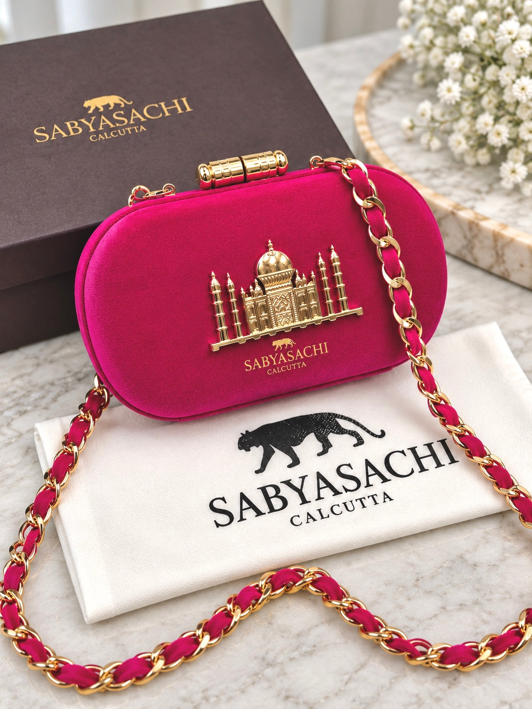 Sabya Premium Quality Taj Mahal Clutch-Back in Stock