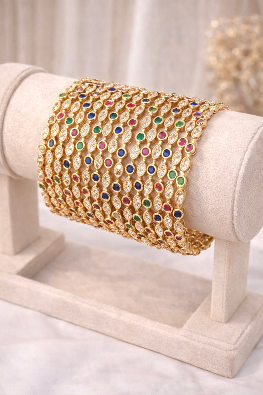 Multi Color Bangle Set