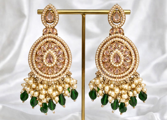 Anika Polki Style Earrings
