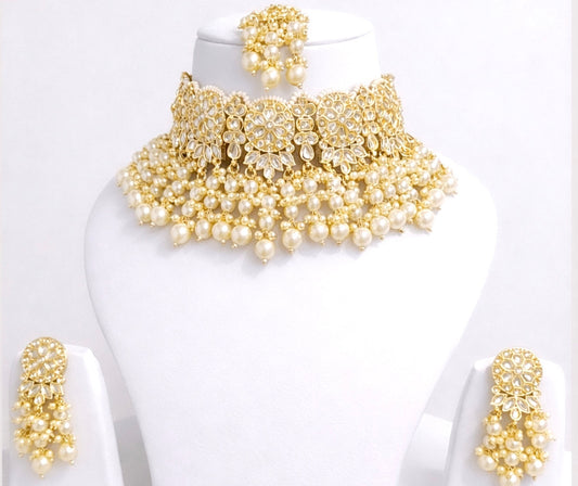 Priyanka Pearl Choker Set