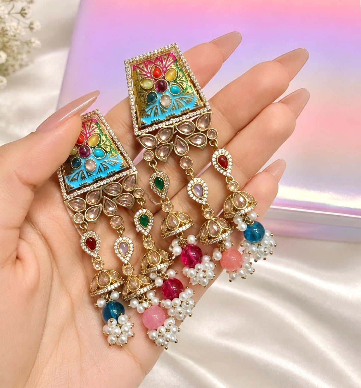 Esha Premium Statement Earrings